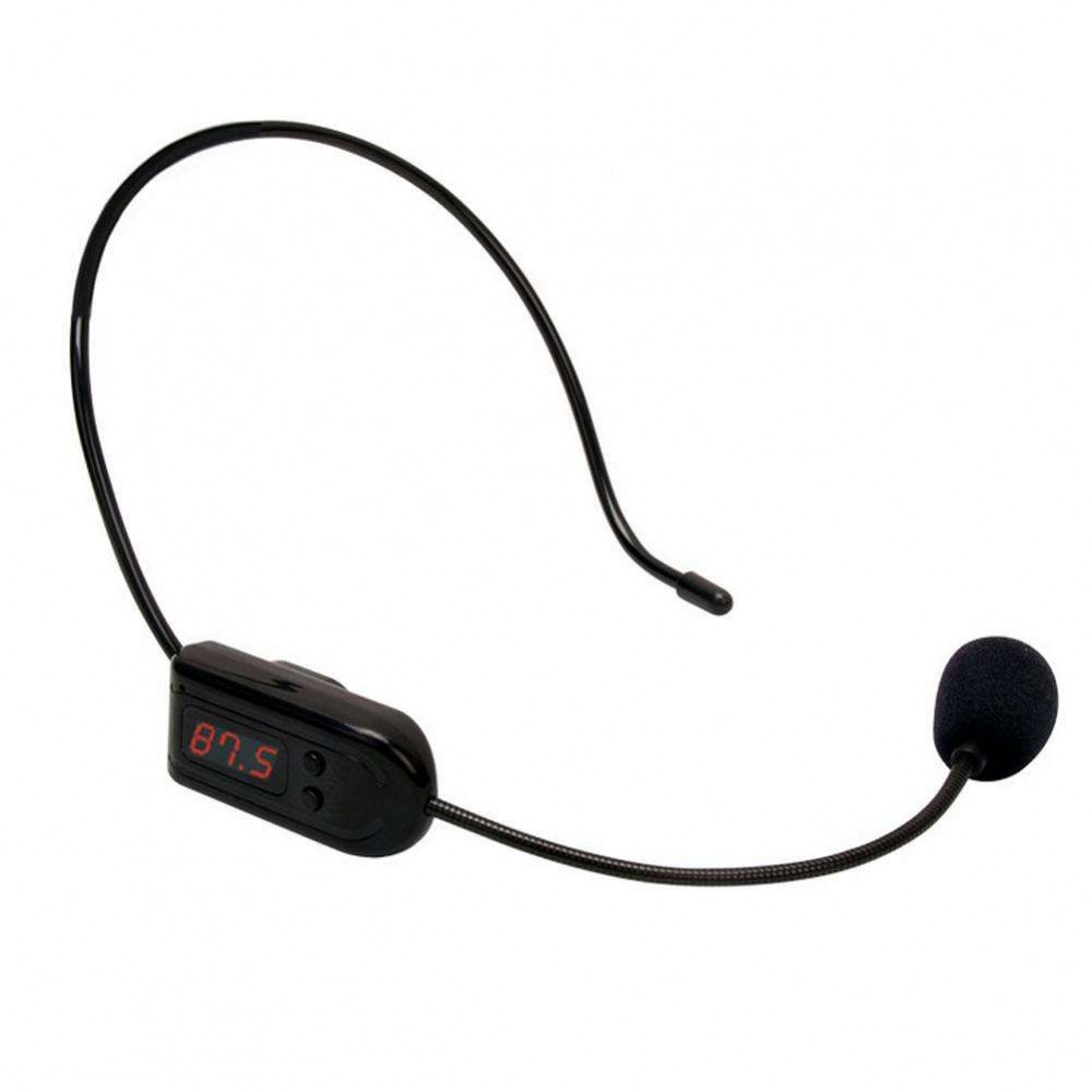 FM Wireless Microphone Headset Megaphone Radio Mic