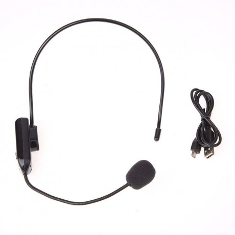 FM Wireless Microphone Headset Megaphone Radio Mic