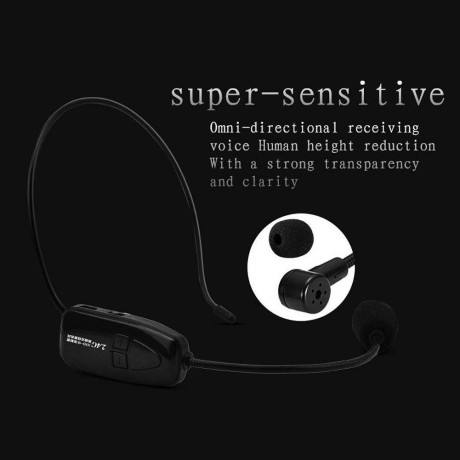 2.4G Wireless Microphone Headset Megaphone Radio Mic