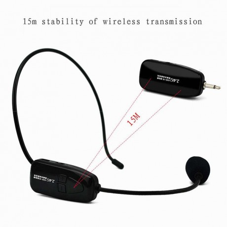 2.4G Wireless Microphone Headset Megaphone Radio Mic