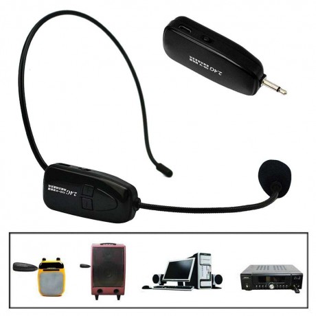 2.4G Wireless Microphone Headset Megaphone Radio Mic