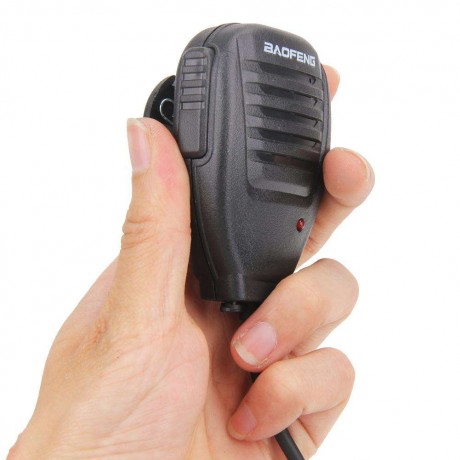 1* Handheld UV-5R V2 BF-F8 WP970 888s Speaker Mic Walkie Talkie Radio