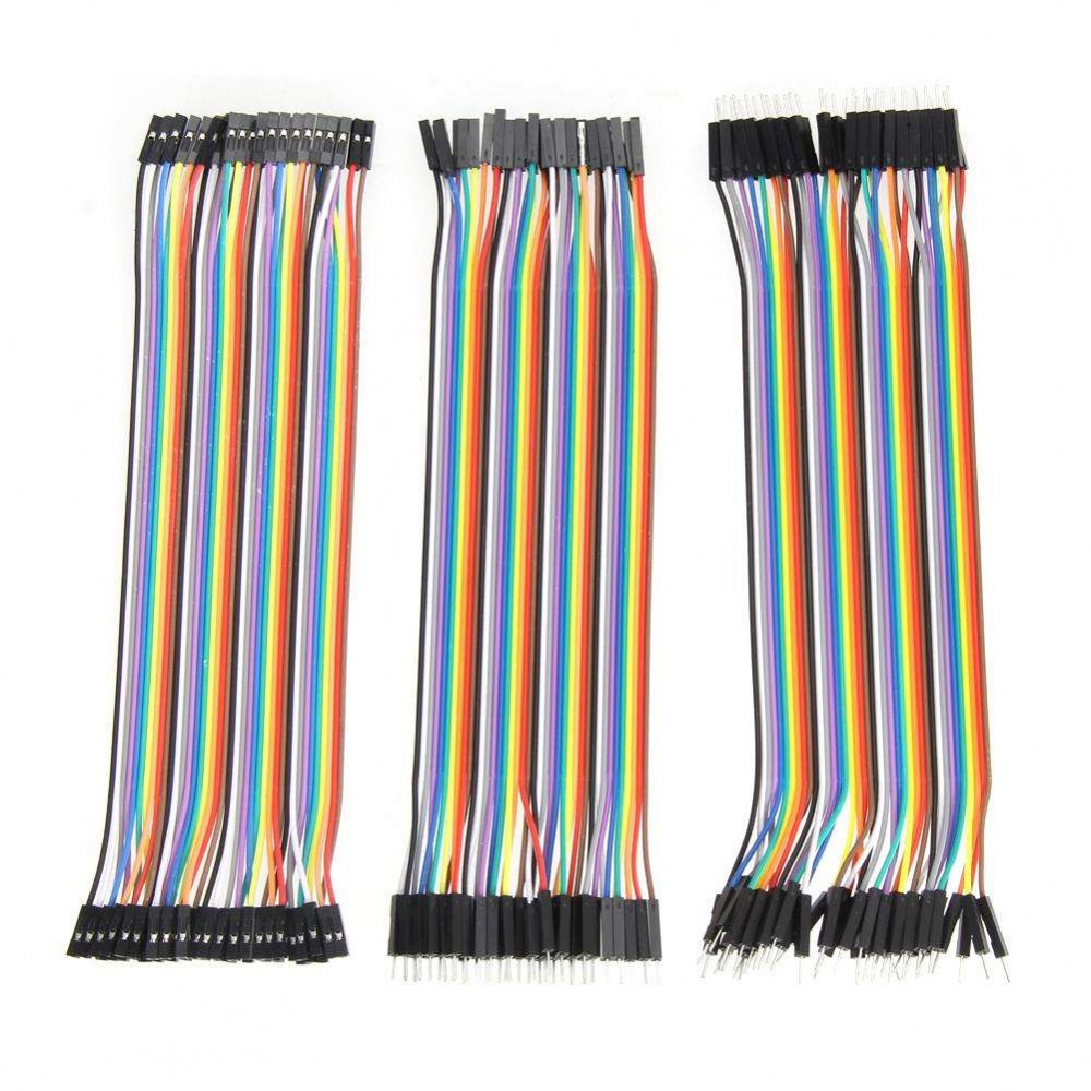 120pcs 20cm 2.54mm 1pin Jumper Wire DuPont Cable