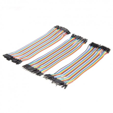 120pcs 20cm 2.54mm 1pin Jumper Wire DuPont Cable