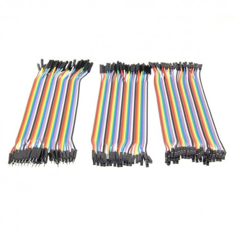 120pcs 20cm 2.54mm 1pin Jumper Wire DuPont Cable