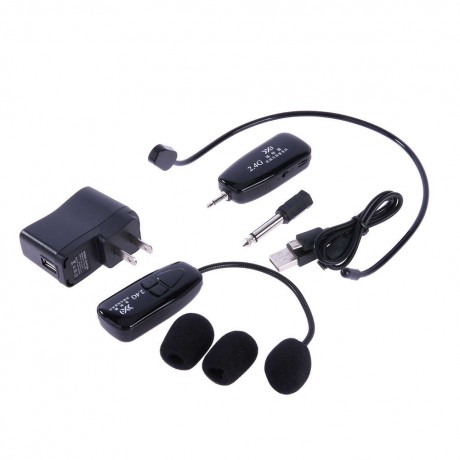 2.4G Wireless Microphone Speech Headset Megaphone Radio Mic