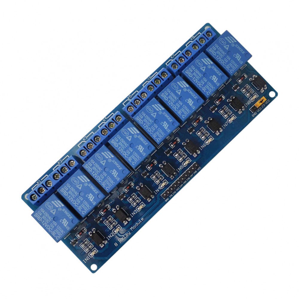 8-Channel 12V Relay Shield Module UNO 2560 1280 ARM PIC AVR STM