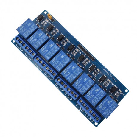 8-Channel 12V Relay Shield Module UNO 2560 1280 ARM PIC AVR STM