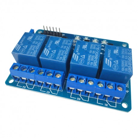 5V Four 4 Channel Relay Module With optocoupler