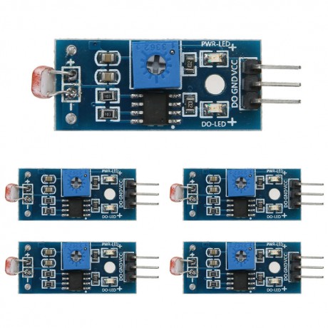 5pcs Light Intensity Photosensitive Sensor Resistor Module