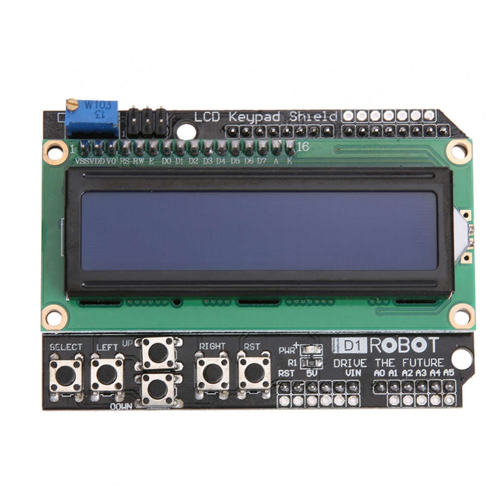 LCD 1602 Display Keypad Shield Module Expansion Board