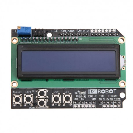 LCD 1602 Display Keypad Shield Module Expansion Board