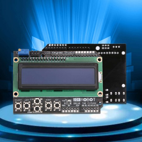 LCD 1602 Display Keypad Shield Module Expansion Board