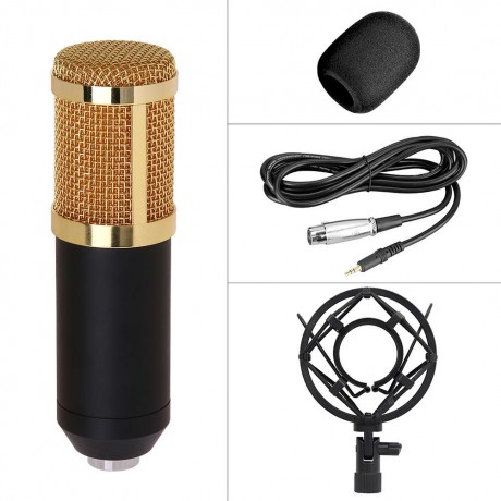 BM-800 Studio Live Streaming Broadcasting Recording Condenser Microphone