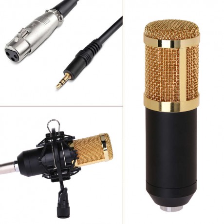 BM-800 Studio Live Streaming Broadcasting Recording Condenser Microphone