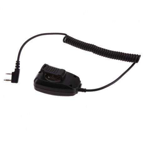 2 Pin PTT Handheld Speaker Mic Microphone for Baofeng Kenwood TYT Radios