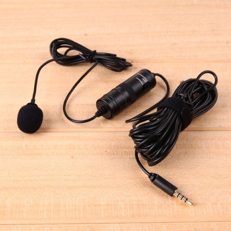 Boya Lavalier Lapel Omnidirectional Condenser Recording Microphone for iPho