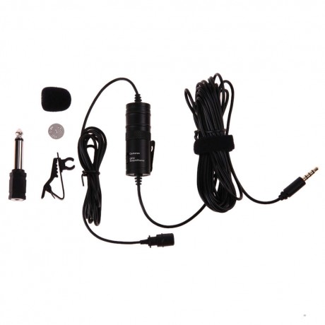 Boya Lavalier Lapel Omnidirectional Condenser Recording Microphone for iPho