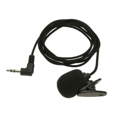 Mini Clip-on Lapel Microphone Hands-free 3.5mm Condenser Wired Microphone