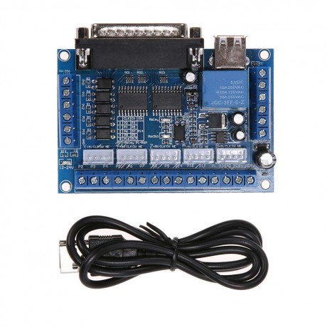 1pc MACH3 5 Axis CNC Port Stepper Motor Driver Controller Board