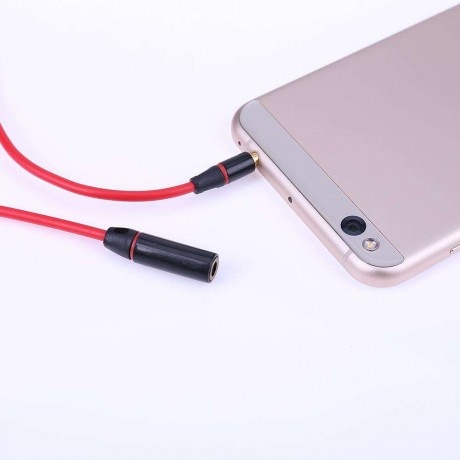 3.5mm Male to Female AUX Audio Headphone Stereo Extension Cable Cord 1.2m