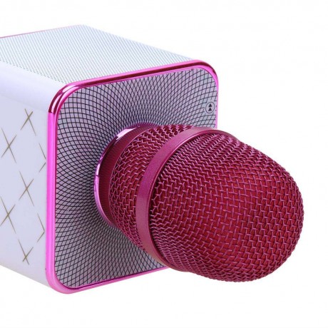 Q7 Wireless Bluetooth Karaoke Microphone Music Audio SpeakerPink