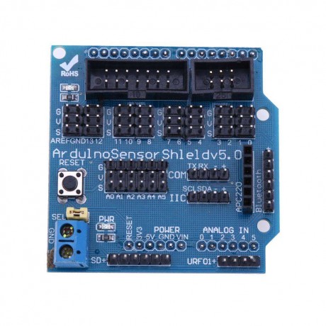 Sensor Shield V5.0 UNO R3 Expansion Development Board Arduino Starter Kit