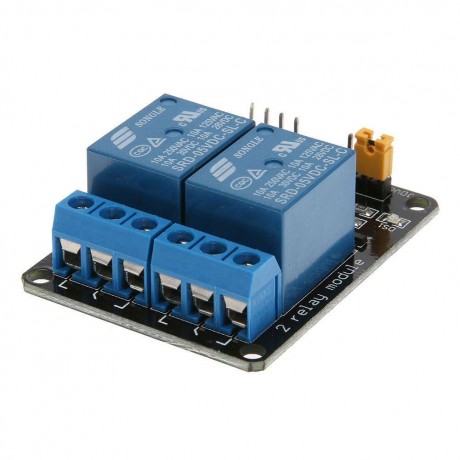 DC 5V 2 Way Relay Driver Control Module PLC Controller Board