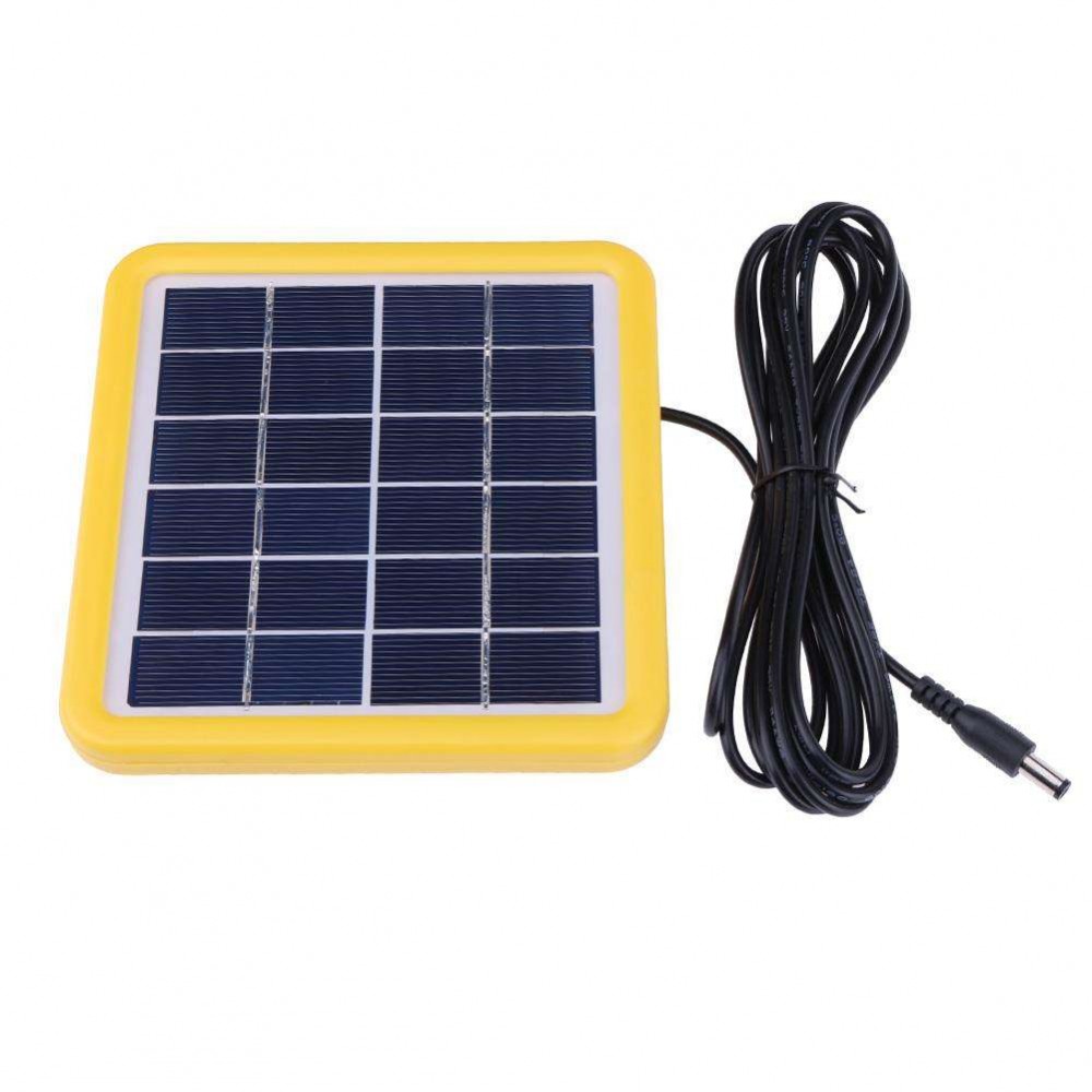 2W 6V Wired Polycrystalline PET  EVA Laminated Mini Solar Cell Panel