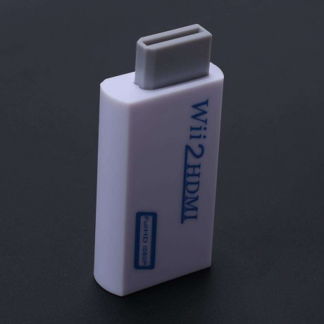 Full HD Wii To HDMI 1080P Upscaling Converter Adapter With 3.5 mm Audio Out