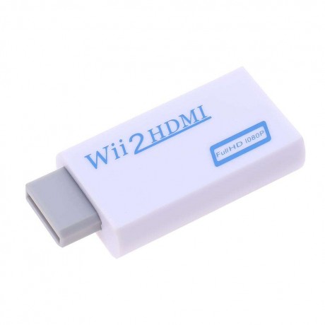 Full HD Wii To HDMI 1080P Upscaling Converter Adapter With 3.5 mm Audio Out