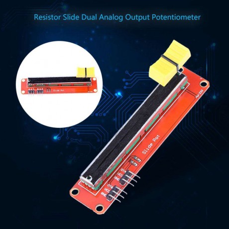 10K Resistor Slide Dual Analog Output Potentiometer