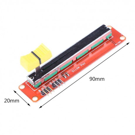 10K Resistor Slide Dual Analog Output Potentiometer