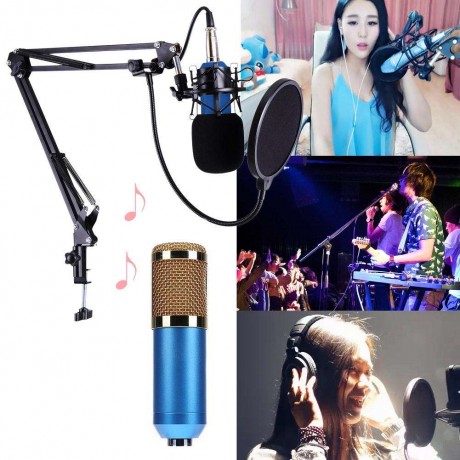 BM-800 Microphone 3.5mm Wired Condenser Sound Microphone for Recording