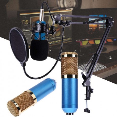 BM-800 Microphone 3.5mm Wired Condenser Sound Microphone for Recording