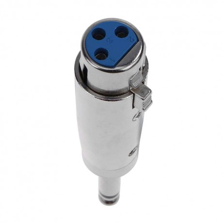 6.35mm Audio Jack to XLR Female Converter Adapter for Microphone Speaker