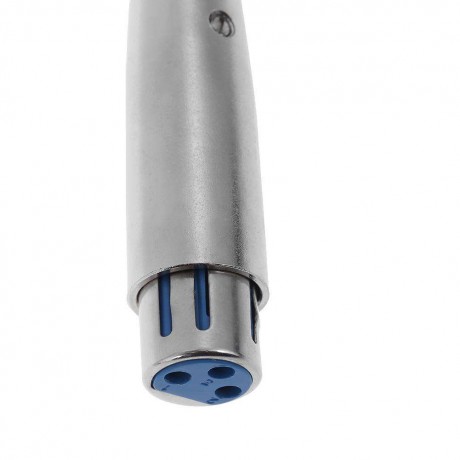 6.35mm Audio Jack to XLR Female Converter Adapter for Microphone Speaker