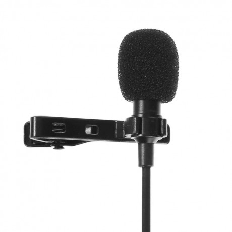 Wired Audio Sound Recording Condenser Microphone Metal Clip