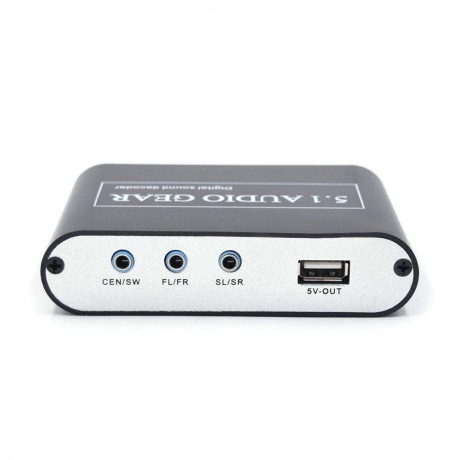 Digital Audio Decoder 5.1 Audio Digital Audio Converter HD Player with USB