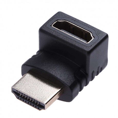 1080P HDMI Male to Female Right Angle 90 Degree Elbow Video AV Adapter