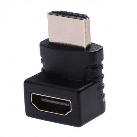 1080P HDMI Male to Female Right Angle 90 Degree Elbow Video AV Adapter