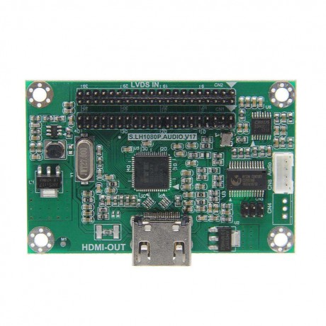 Geekworm LVDS to HDMI Adapter Board Converter Support 1080P Resolution