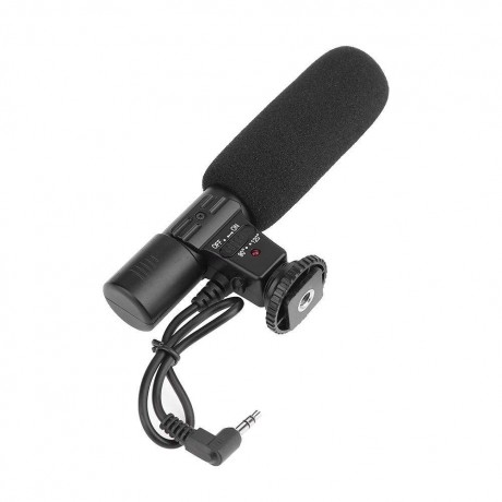 3.5mm Recording Microphone Digital Video DV Camera Studio Stereo Camcorder