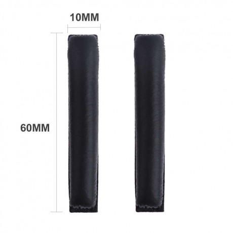 2pcs Soft Headphone Head Sponge Pads for Sennheiser PX100 PX200Black