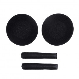 1 Pair Earpads wHeadband Cushions for Sennheiser PX100 PX200Black