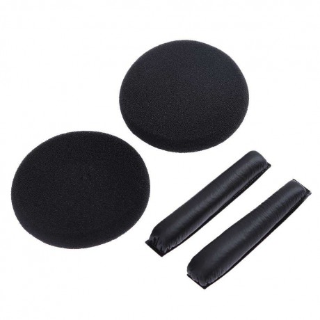 1 Pair Earpads wHeadband Cushions for Sennheiser PX100 PX200Black