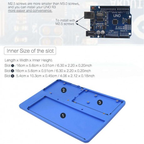 5 in 1 RAB Holder Breadboard ABS Base Plate UNO R3 MEGA2560