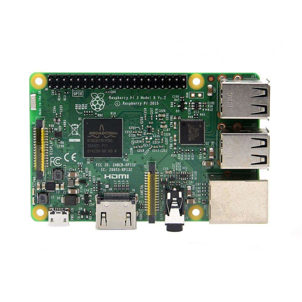 3 Model B ARM Cortex-A53 CPU 1.2GHz 64-bit Quad-Core 1GB RAM