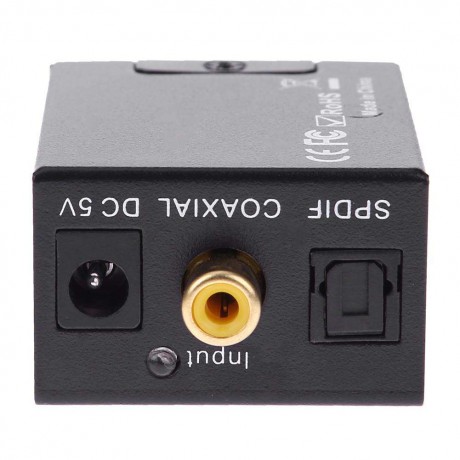 Optical Coaxial Toslink Signal Digital to Analog Audio Decoder Converter