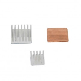 2pcs Aluminum Heat Sink1pc Copper Heat Sink